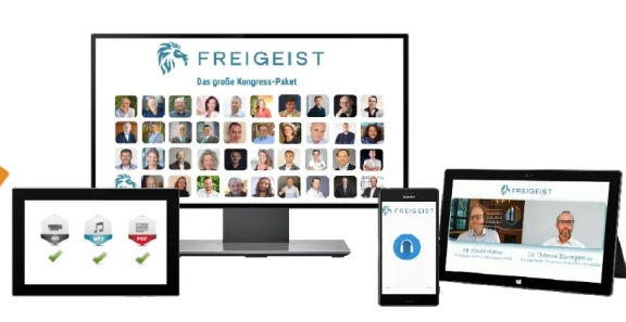 „Das grosse Freigeist Kongress Paket“ - meine Erfahrungen mit den mehr als 40 Videos zu den wichtigsten Themen des Lebens und Alltags